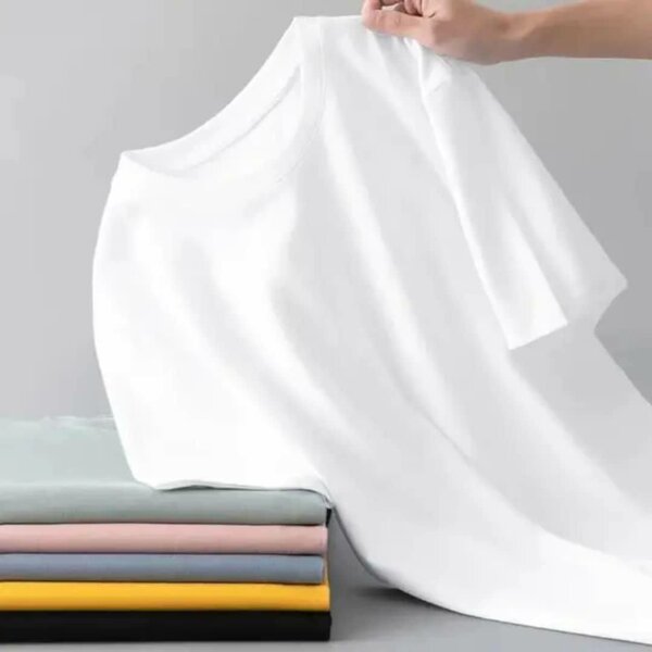 T-shirt coton glacé