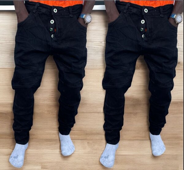 Pantalon noir casual homme