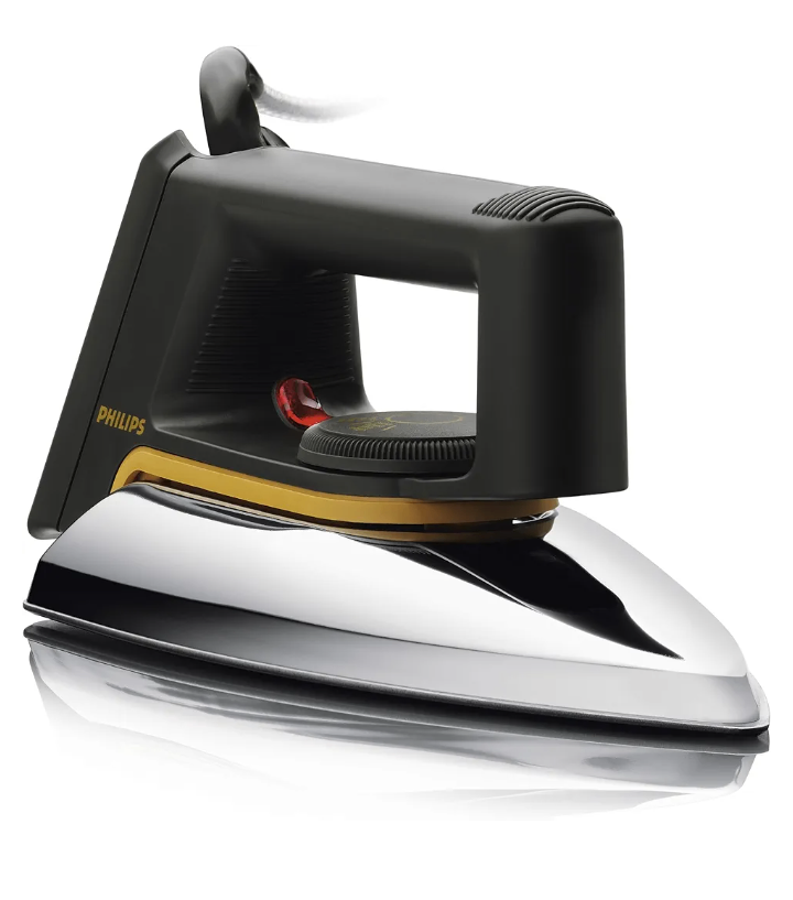 PHILIPS Dry Iron - Non-Stick & Scratch Resistant