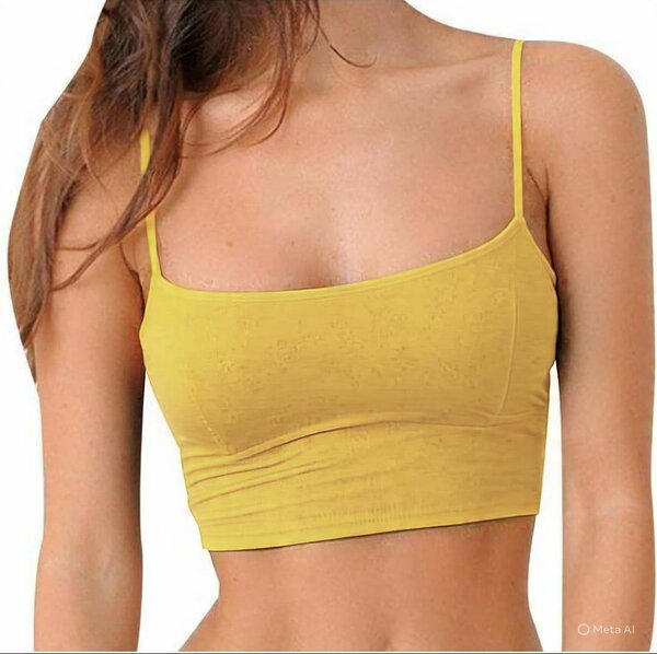 Women's Black Crop Top