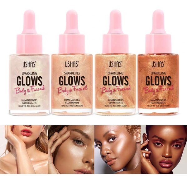 Huile Corporelle et Visage USHA'S Sparkling Glows 30ml
