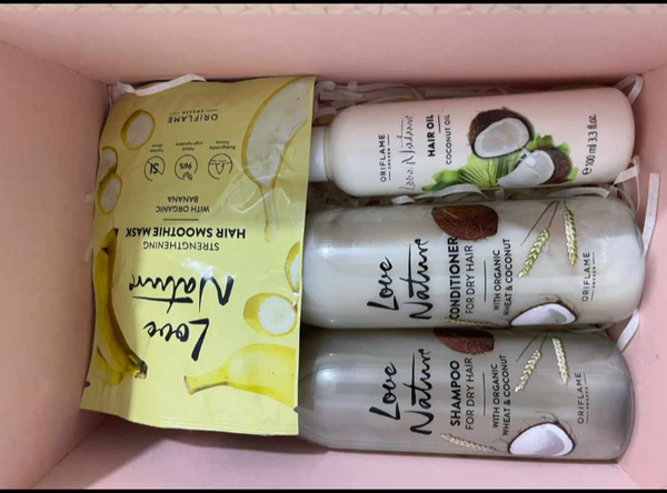 ORIFLAME LOVE NATURE HAIR CARE SET