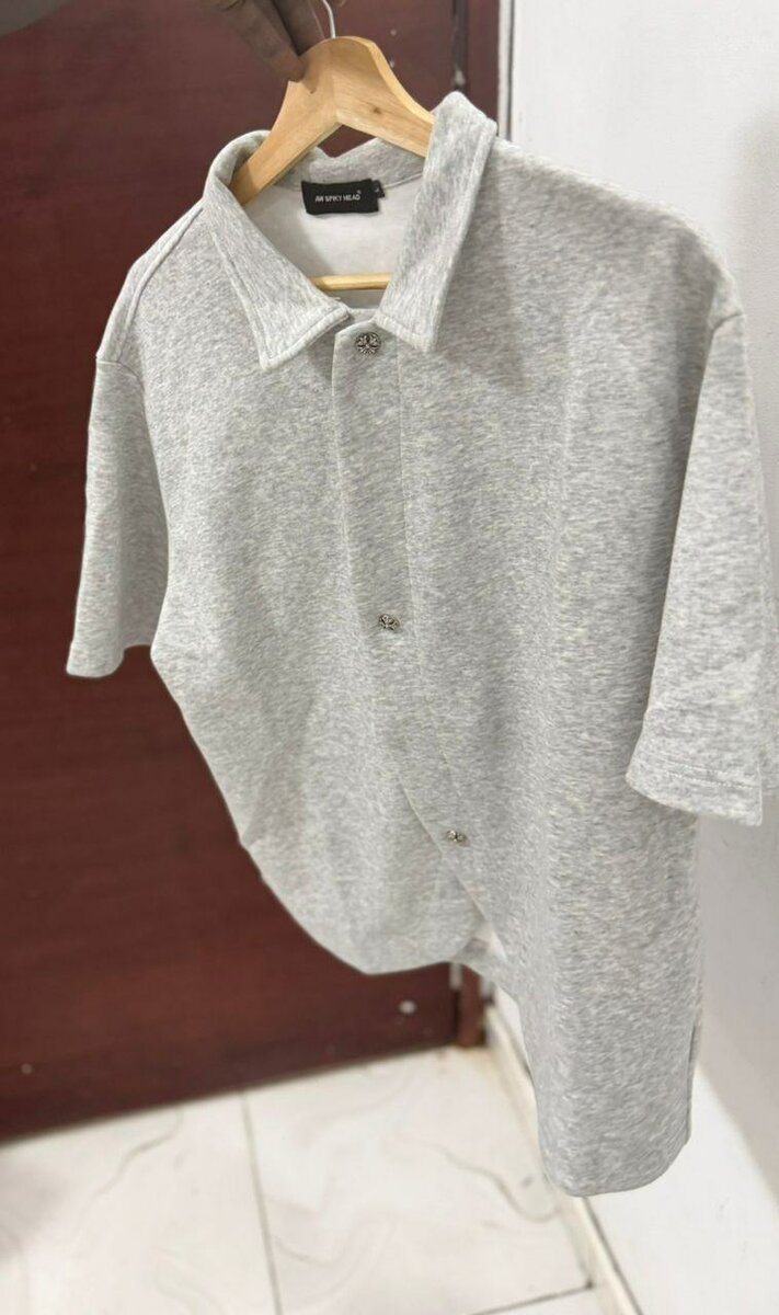 Polo grise pour homme