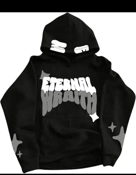 Sweat à capuche noir Eternal Wrath