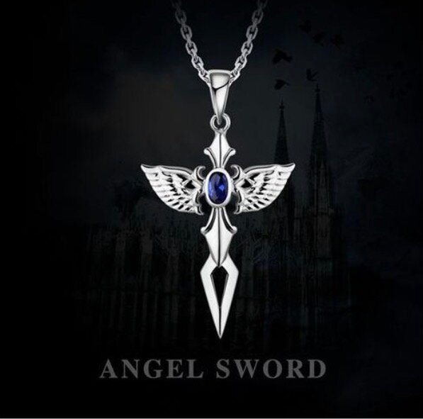 Pendentif Épée Ange Ailé