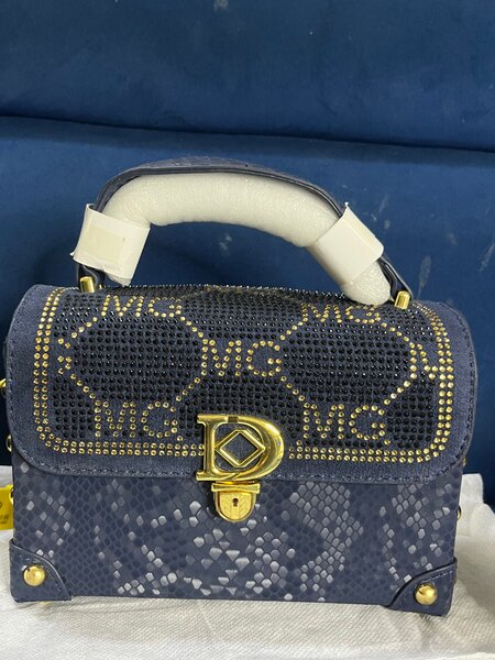 Elegant Snake Print Handbag