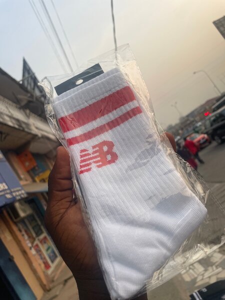 Chaussettes blanches New Balance