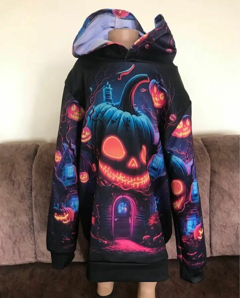 Sweat à Capuche Halloween Graphique
