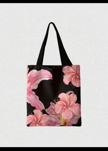 Sac cabas fleuri élégant