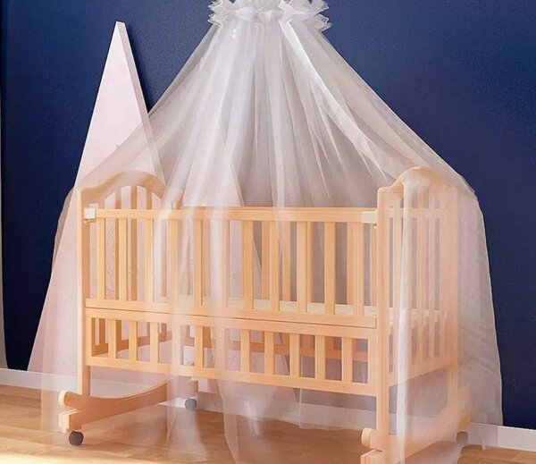 Деревянная кроватка качалка