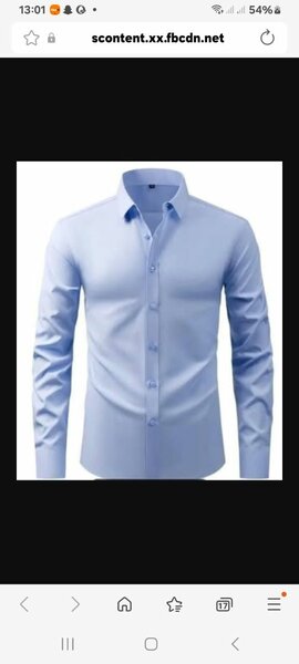Chemise Classique Homme Bleu