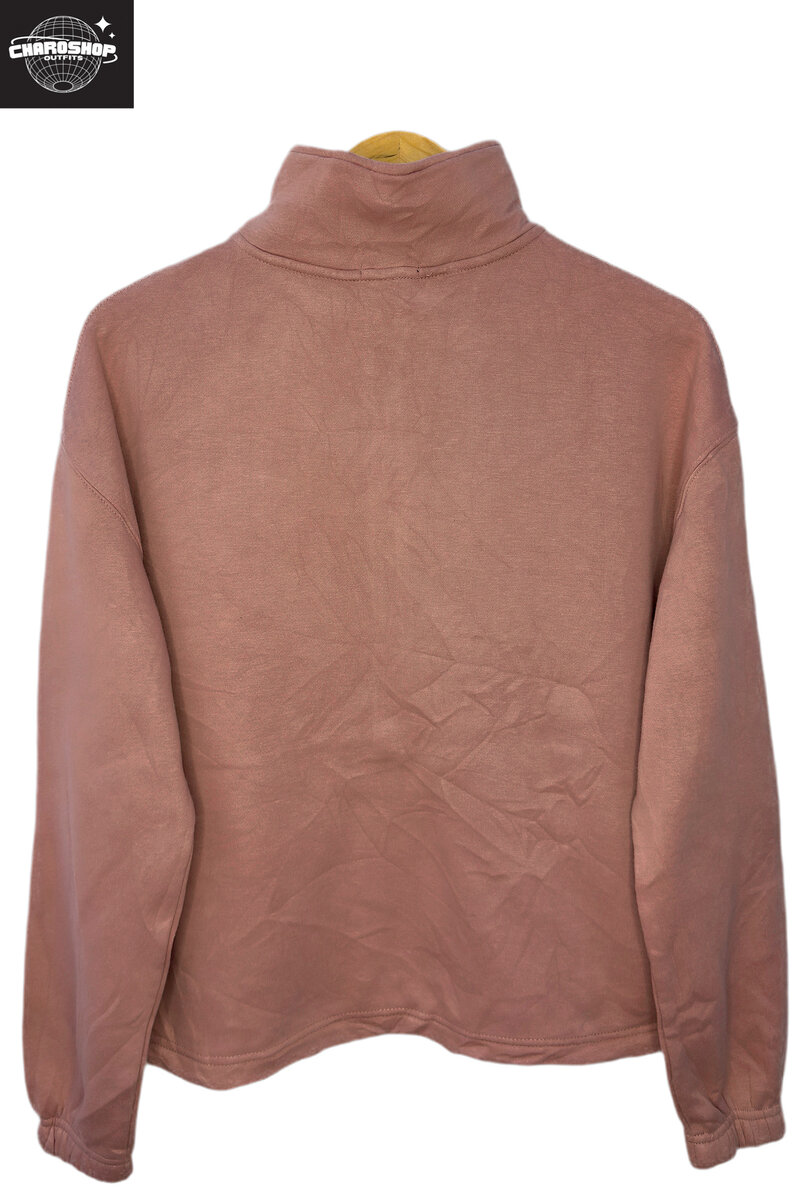 Sweatshirt en coton zippé