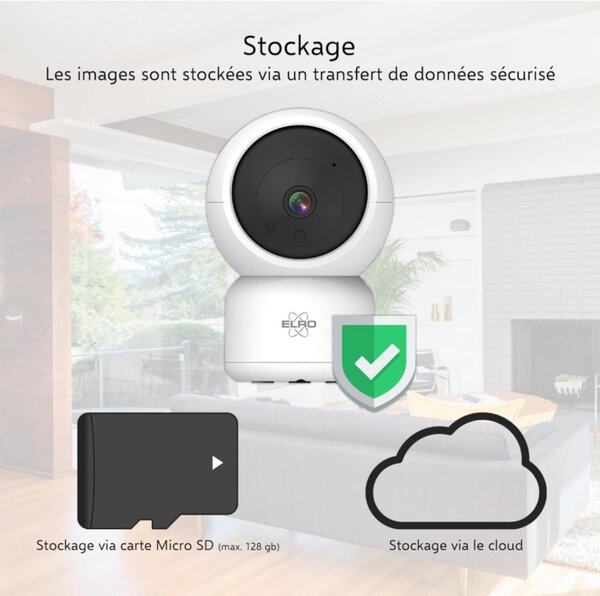 Caméra IP 1080P Wi-Fi HD