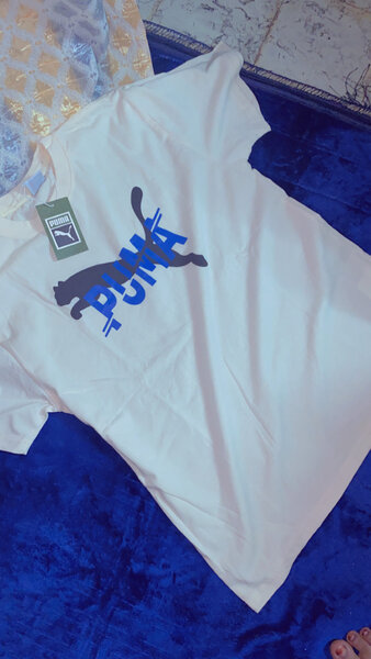 T-shirt PUMA unisexe blanc