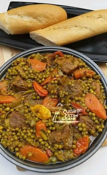 Petit pois au poulet