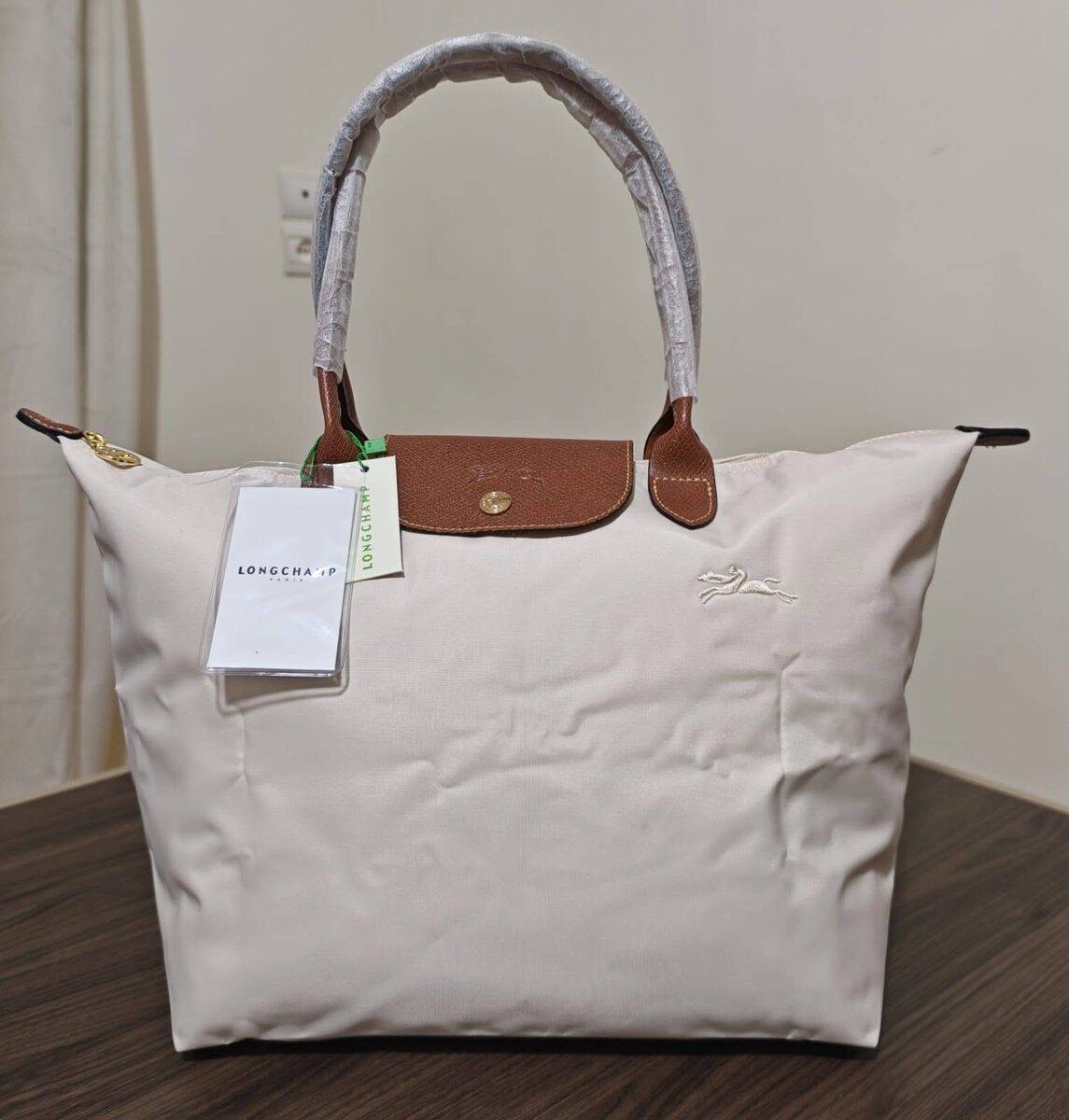 Sac cabas Longchamp Le Pliage Cuir
