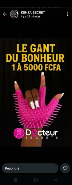 Gant de Massage Silicone