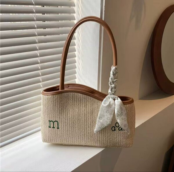 Sac à main paille élégant