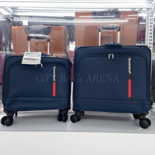 Suitcase dark blue 2 in 1pack