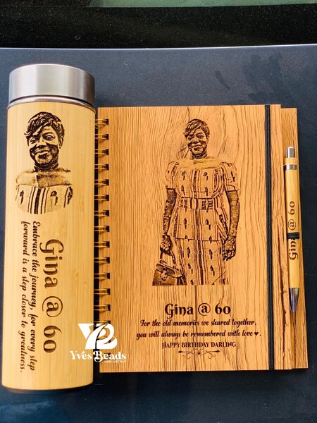 Bamboo Diary & Flask