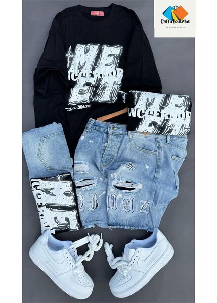 Un ensemble de vêtements pour hommes beaux et élégants (haut et bas)