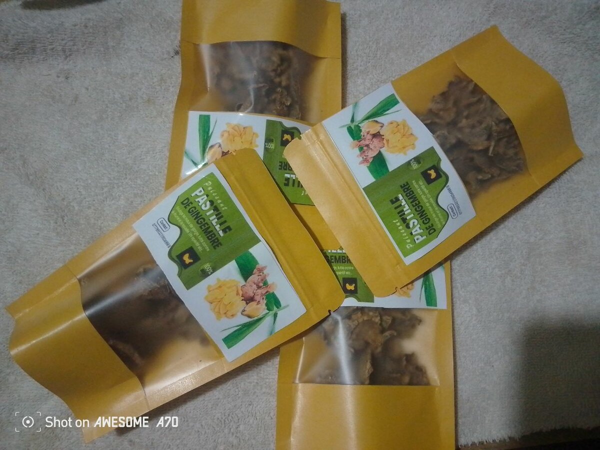 Pastilles de Gingembre Naturel