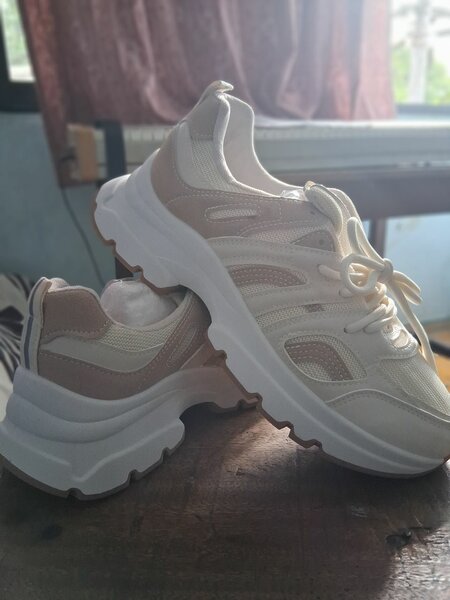 Chaussures de sport femme beige