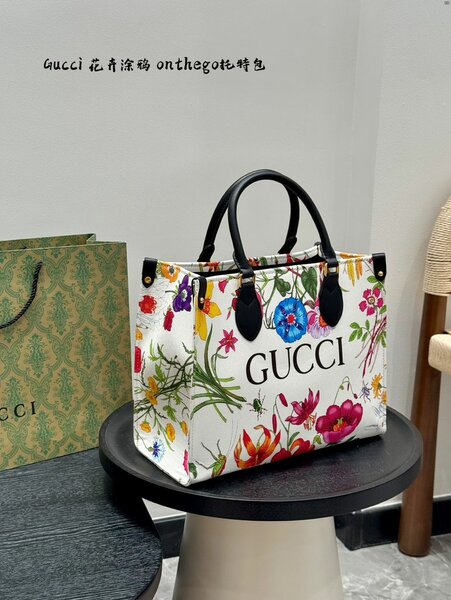 Sac à main Gucci floral chic