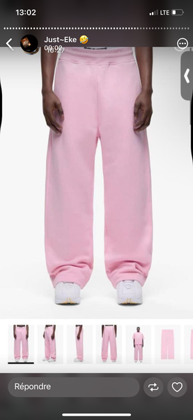 Pantalon de jogging rose