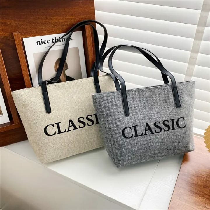 Sac cabas en toile CLASSIC