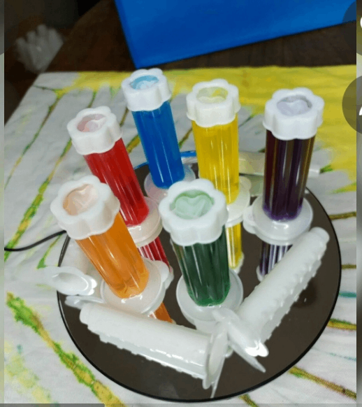 Gels de wc en forme de fleur