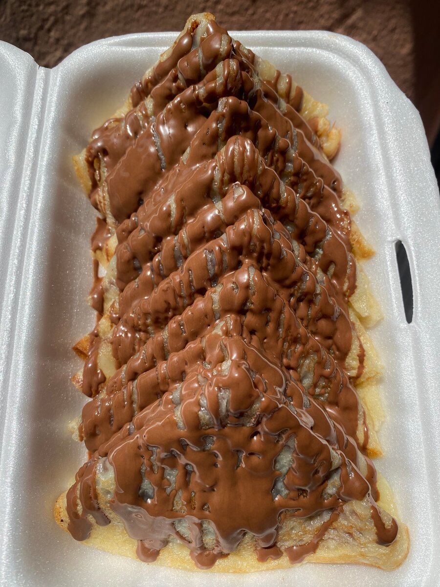 Crêpes au chocolat tentantes