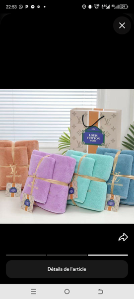 Serviettes en Coton Doux