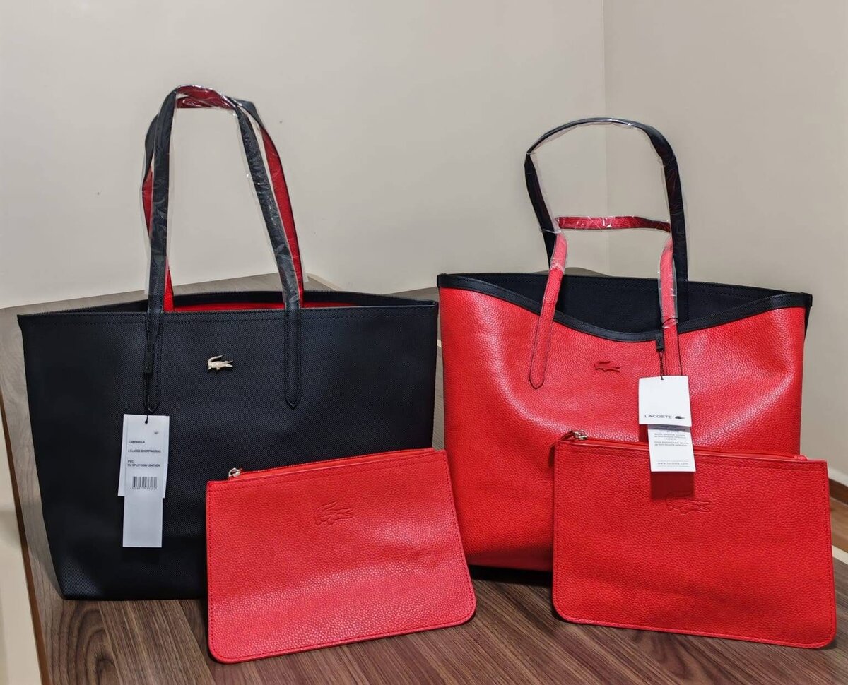 Sac cabas et pochette Lacoste