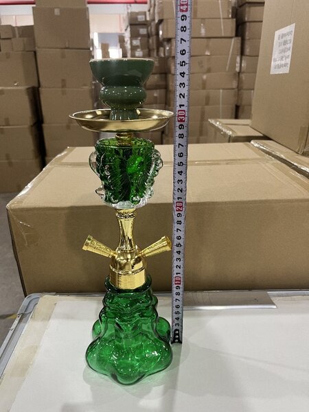 Double Pipe Shisha Pot { hookah} small size