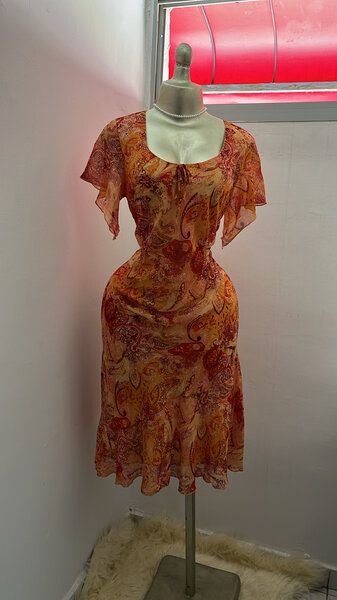 Robe légère imprimée bohème