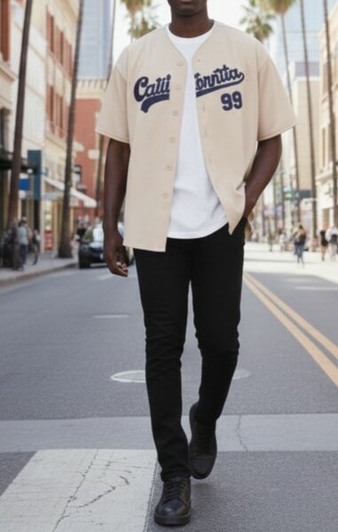 Maillot Baseball Vintage Californie