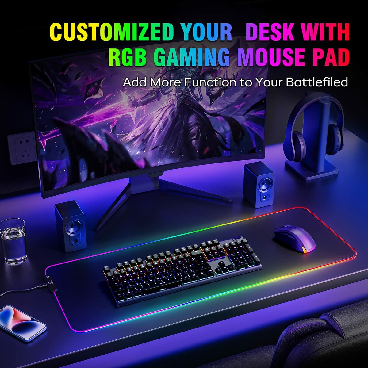 Tapis de Souris Gaming RGB