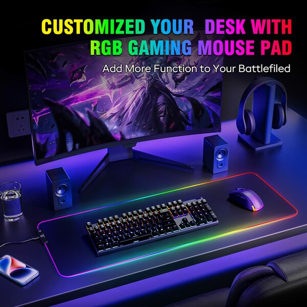 Tapis de Souris Gaming RGB