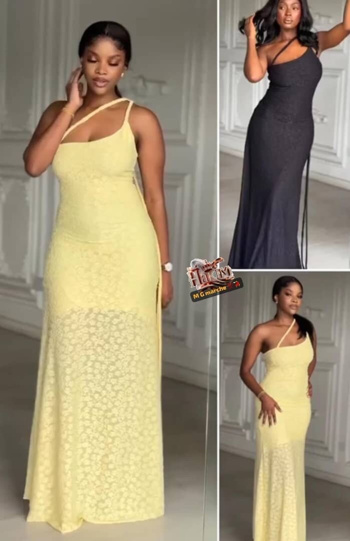 Robe élégante soirée femme