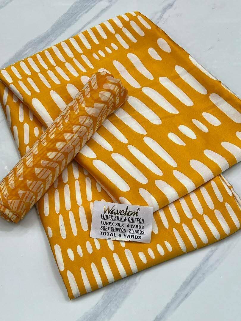 Tissu Lurex Soie et Chiffon