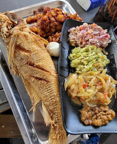 Poisson soso grillé festif