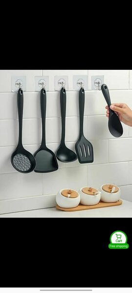 10 Pack of stylish self adhesive hooks