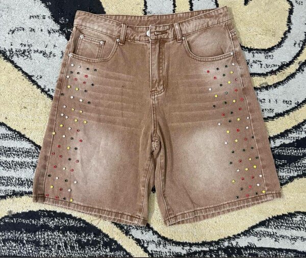 Shorts en jean strass Payette
