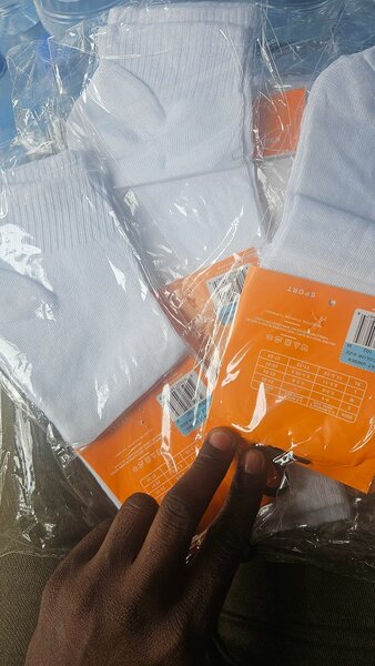 3paires de chaussette blanc