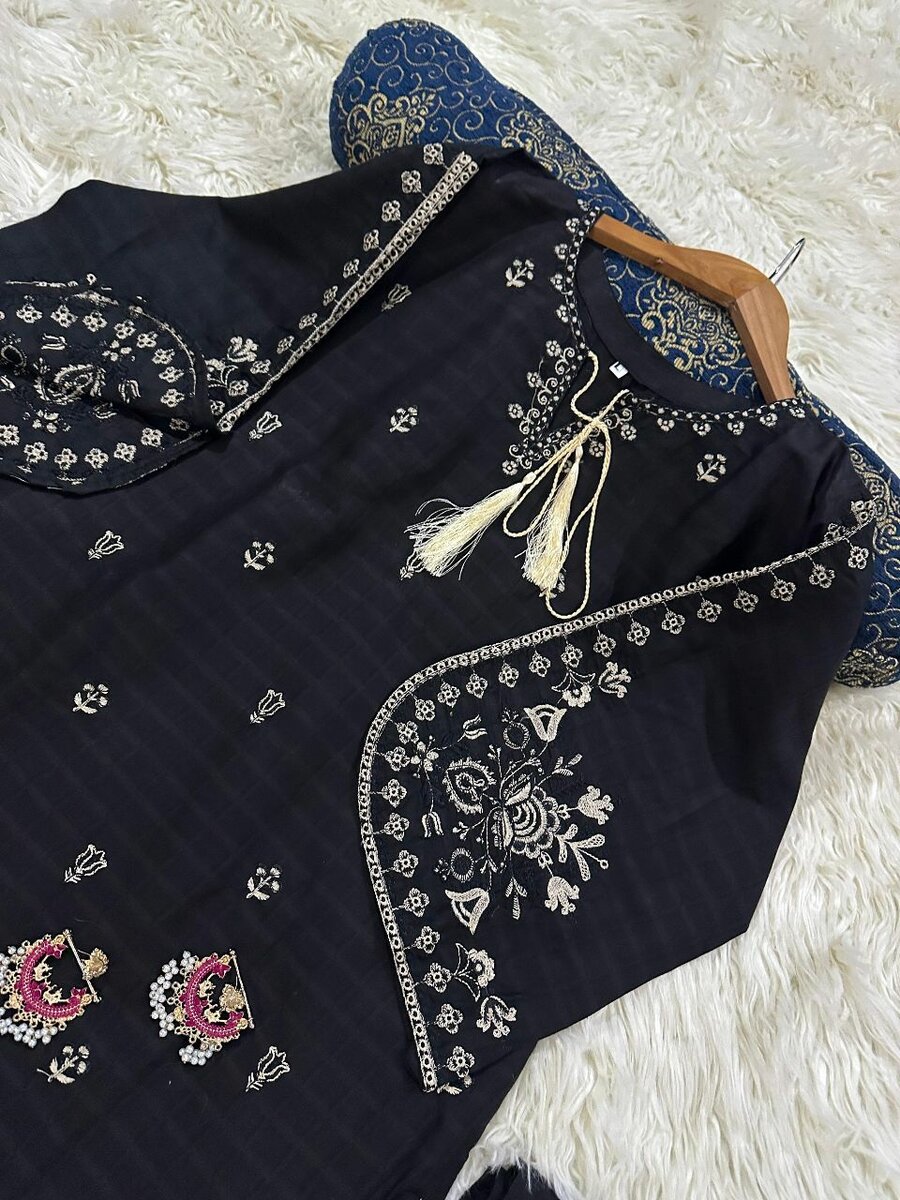 Doria lawn stitch 2 pc Dc free