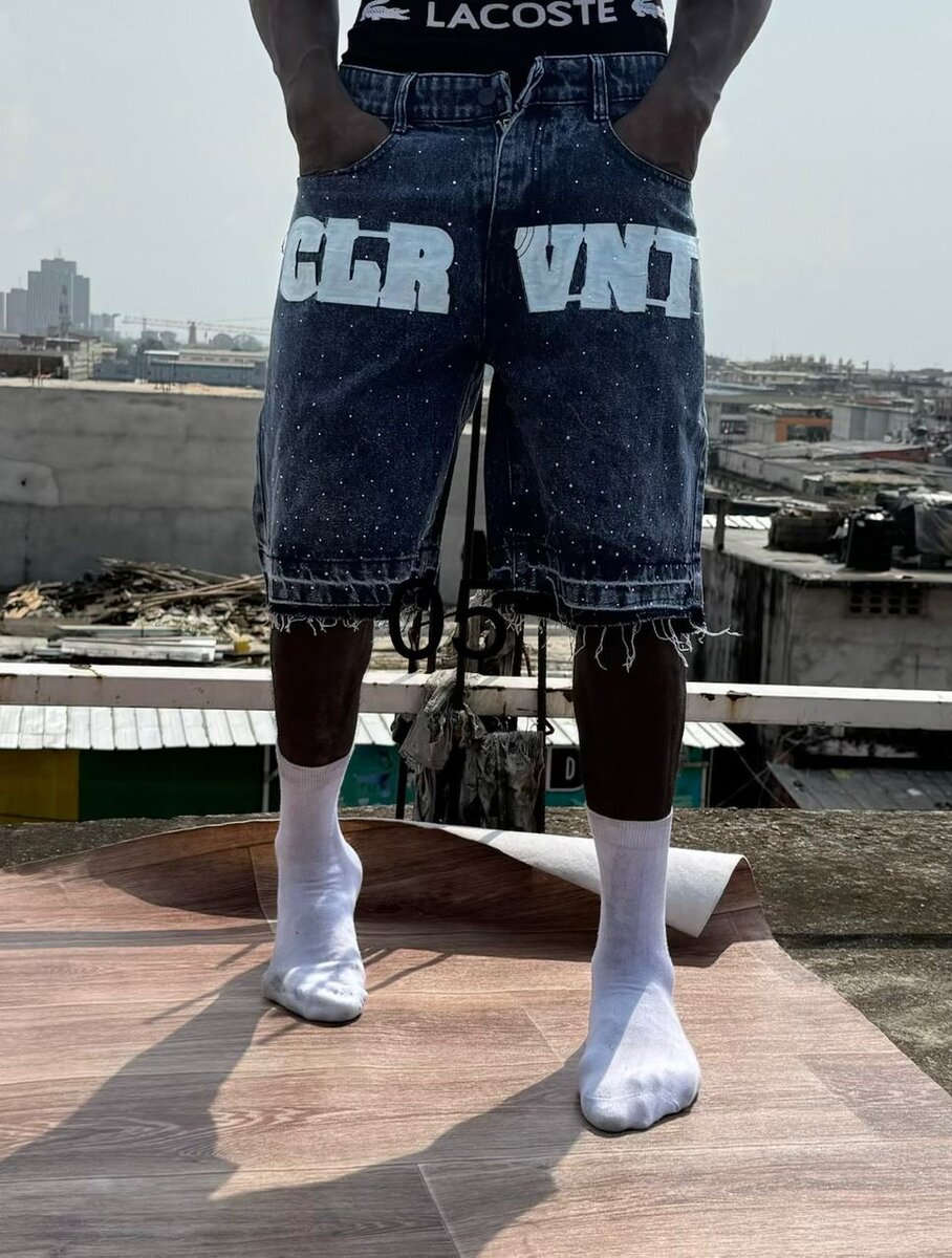 Shorts en Jean Décontracté Homme