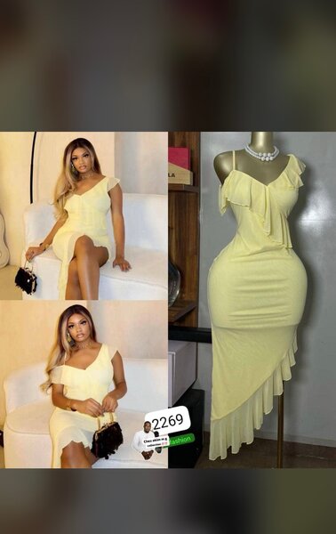 Robe Épaule Dénudée Élégante