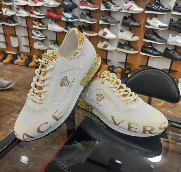 Sneakers Blancs Luxe Homme