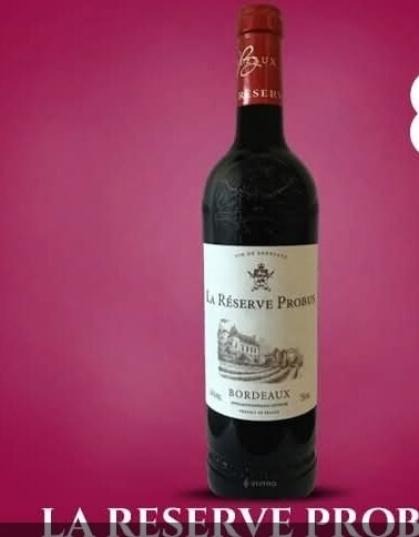 Vin rge bdx reserveProbus75cl